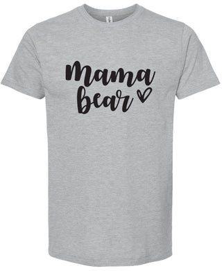 Mama bear | graphic screen printed tee shirt |  | 6 colors