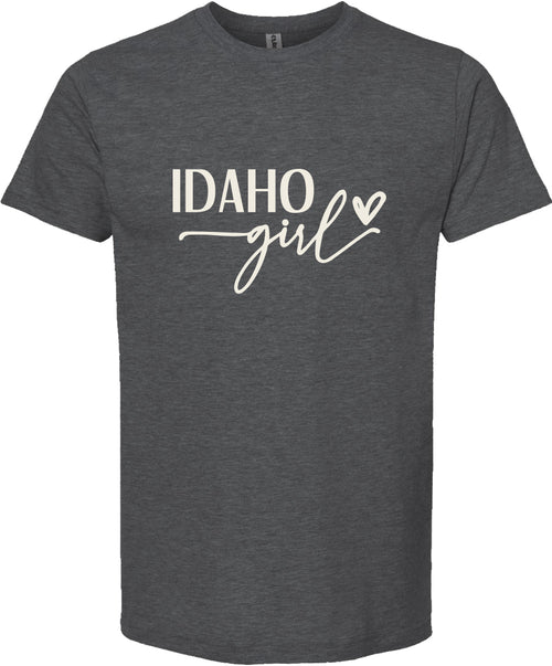 Idaho girl graphic tee | state pride tee shirt | 6 colors