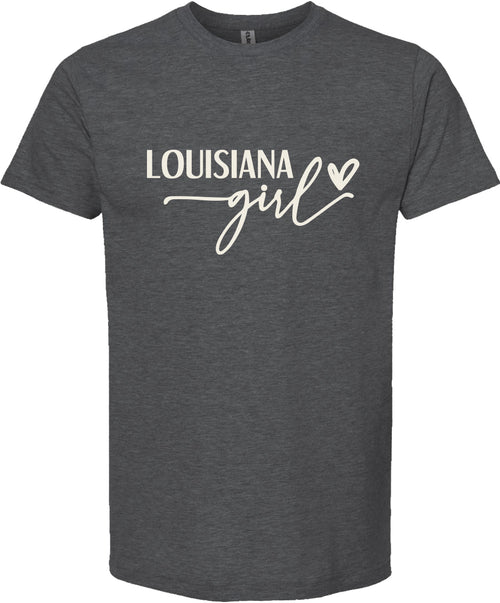 Louisiana girl graphic tee | state pride t shirt | 6 colors