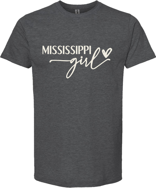 Mississippi girl graphic tee | state pride shirt | 6 colors