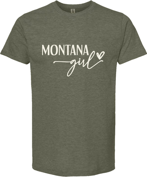 Montana girl graphic tee | state pride tee shirt | 6 colors