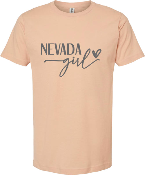 Nevada girl graphic tee | state pride tee shirt | 6 color
