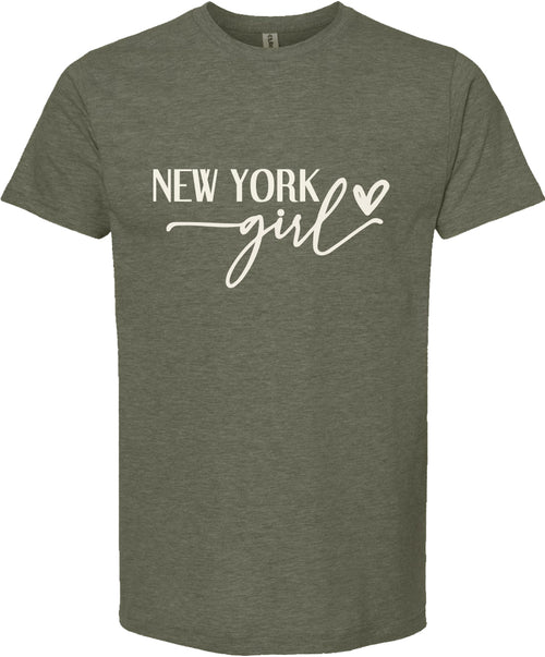 New York girl graphic tee | state pride tee shirt | 6 colors
