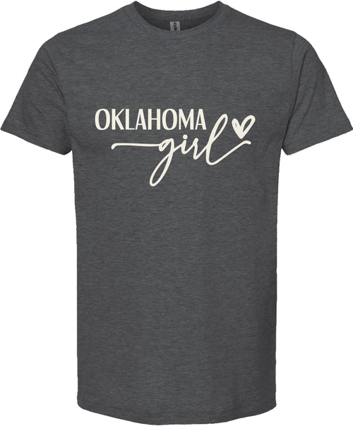 Oklahoma girl graphic tee | state pride tshirt | 6 colors
