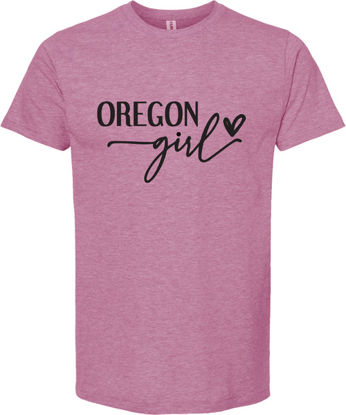 Oregon girl graphic tee | state pride tshirt | 6 colors
