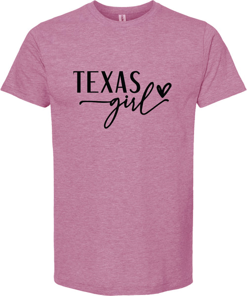 Texas girl | graphic printed tee | state pride tee shirt
