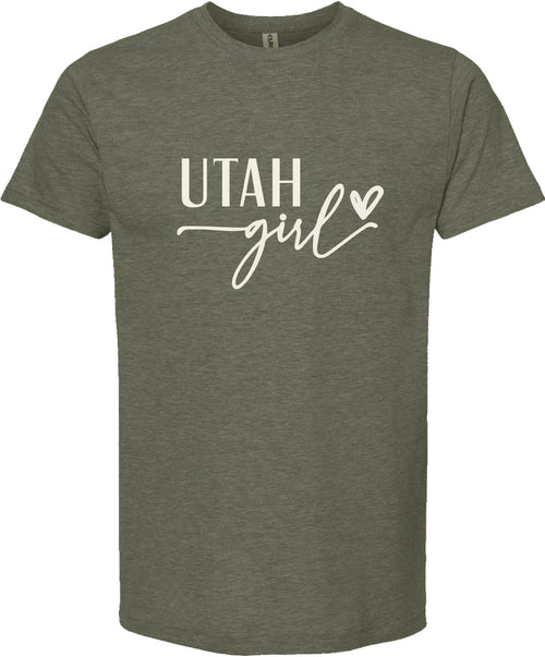 Utah girl | graphic printed tee | state pride tee shirt