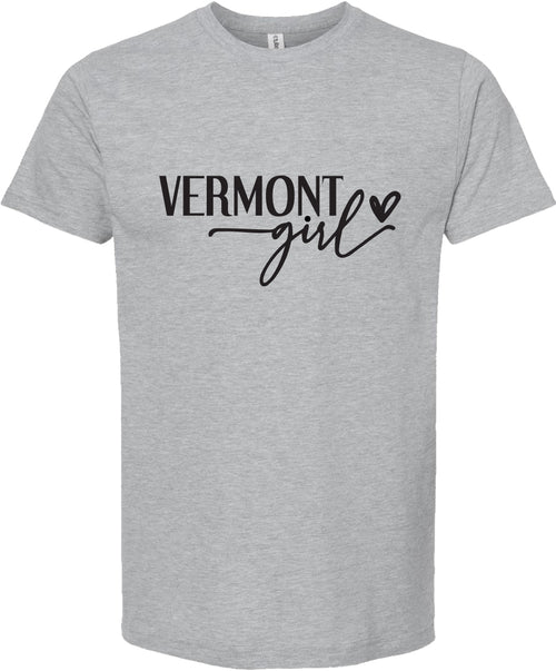Vermont girl | graphic printed tee | state pride tee shirt