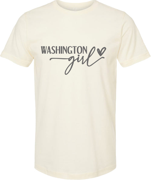 Washington girl graphic tee | state pride tshirt | 6 colors