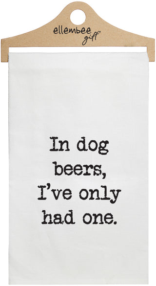 In dog beers, I've only had one - white kitchen tea towel