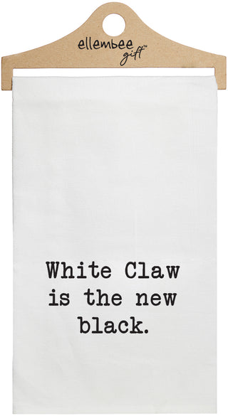 White claw is the new black - white kitchen tea towel