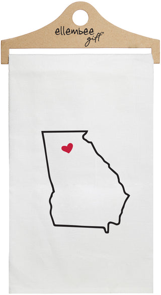 Georgia - white kitchen tea towel