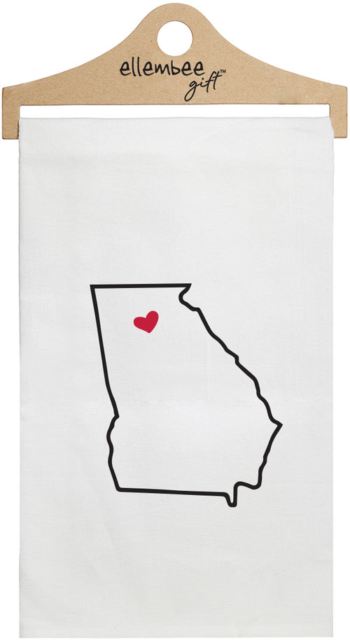 Georgia - white kitchen tea towel