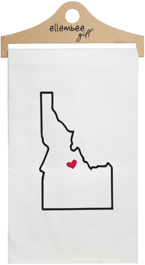 Idaho - white kitchen tea towel