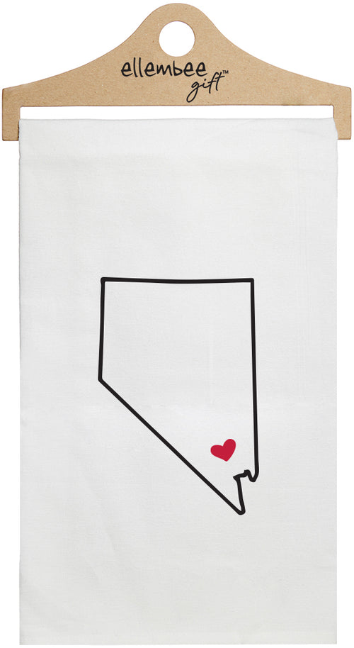 Nevada - white kitchen tea towel