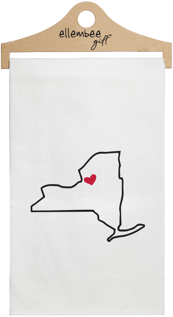 New York - white kitchen tea towel