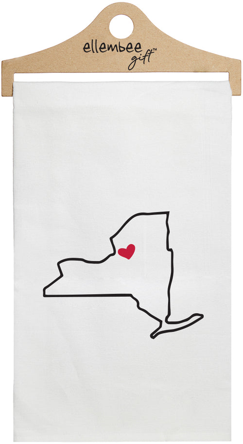 New York - white kitchen tea towel