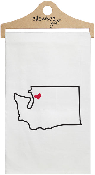 Washington - white kitchen tea towel