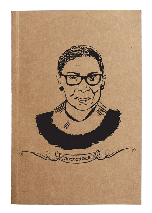 Notorious RBG kraft notebook