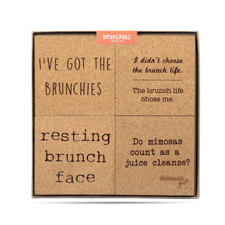 Brunchies Cork Coaster Set