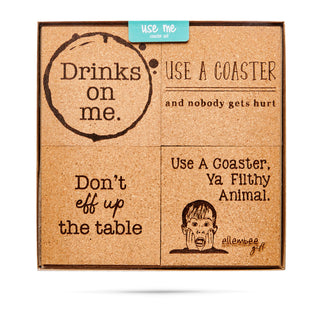 Use me Cork Coaster Set