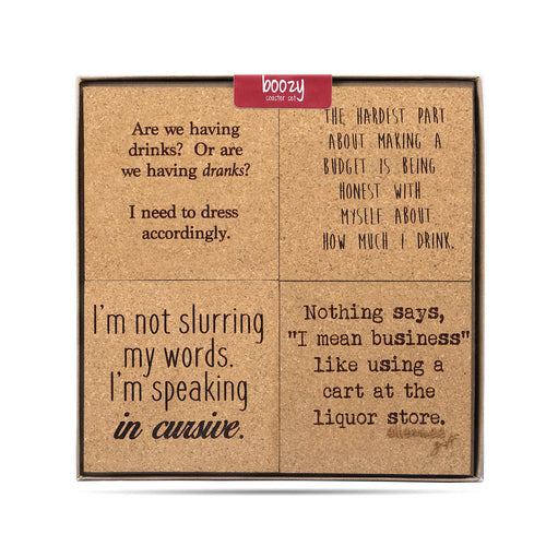 Humorous Cork Coasters – Mattie B's Gifts & Apparel