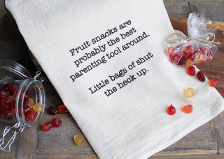 Fruit snacks are probably the best parenting tool around.  Little bags of shut the heck up.