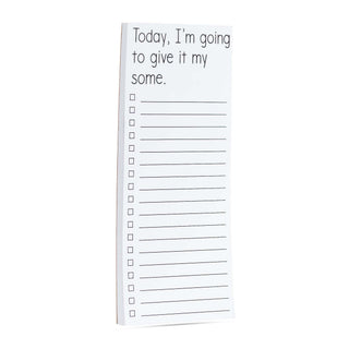 Today I am going to give it my some list pad