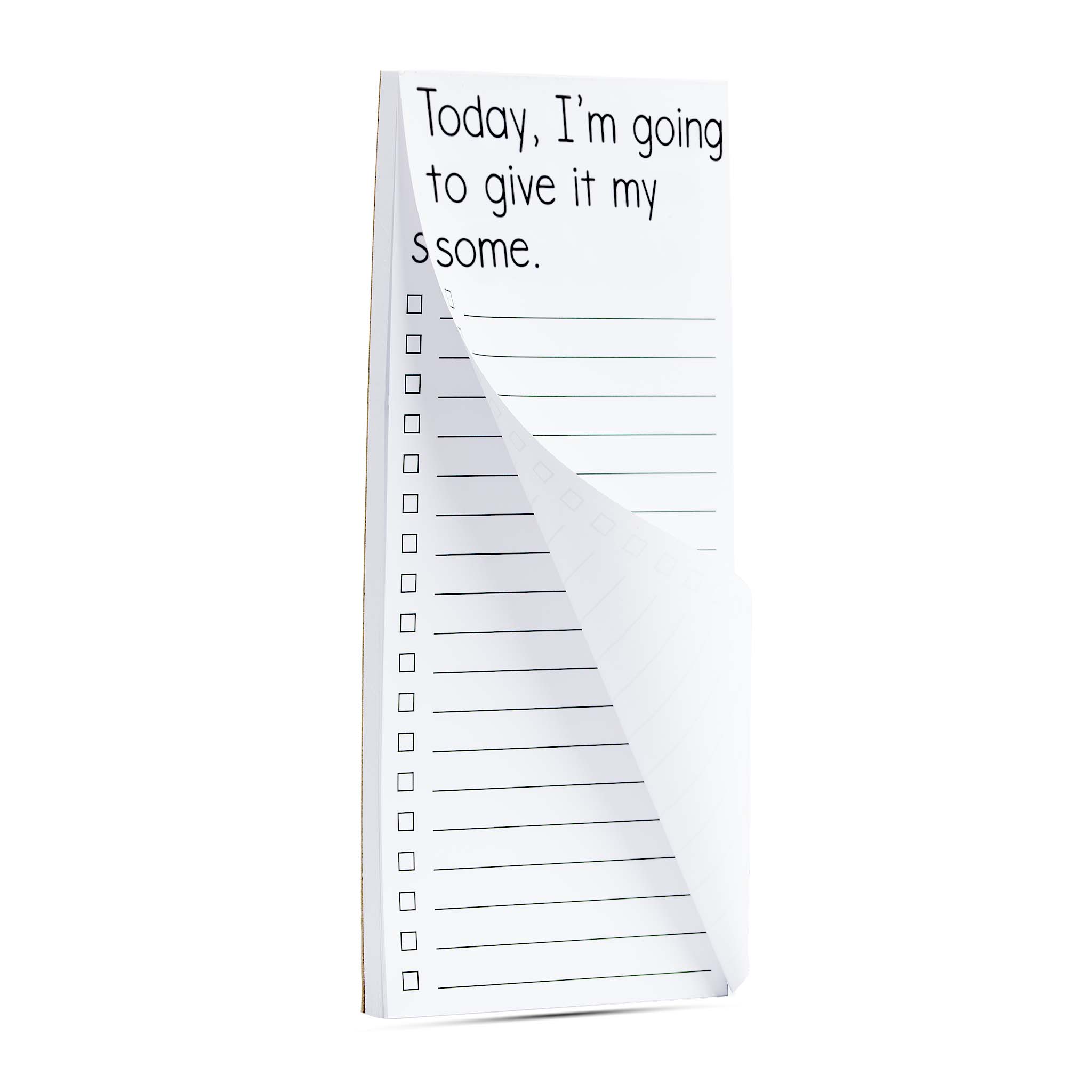 Today I am going to give it my some list pad