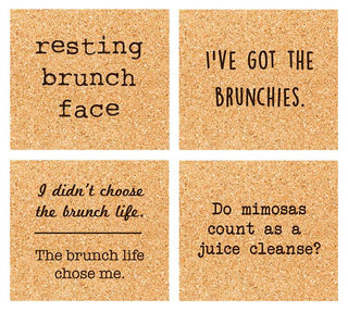 Brunchies Cork Coaster Set
